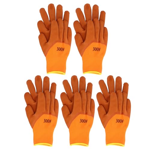 EVTSCAN 5 Paar Winterarbeit Handschuhe tragen Widerstand Nylon warme Handschuhe verdickte Wärmeleithandschuhe für kaltes Wetter EVTSCAN 5 Paar Winterarbeit Handschuhe tragen Widerstand Nylon warme Handschuhe verdickte Wärmeleithandschuhe für kaltes Wetter von EVTSCAN