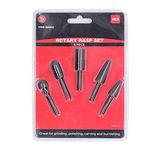 EVTSCAN 5 Stück Grat Set 1/4 Zoll Schaft-Matrierschleifer-Bits für Holz schleif gravur Portierung von EVTSCAN