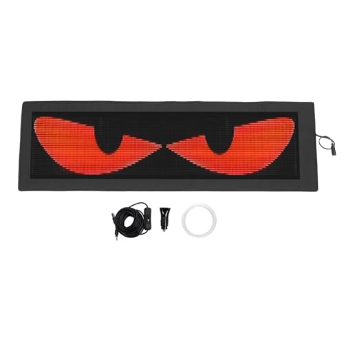EVTSCAN-Auto-LED-Zeichen 32x128 Pixel 8.46x27.95in Bluetooth App Control Programmable Flexible LED-Panel DC12-24V von EVTSCAN
