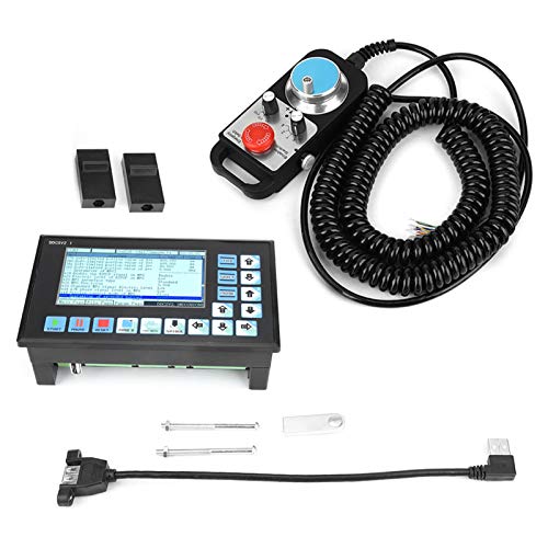 EVTSCAN CNC-System-Controller, 4-Achsen-DDCSV2.1 USB-CNC-System Offline-Controller Graviermaschinen mit Handrad 5V von EVTSCAN
