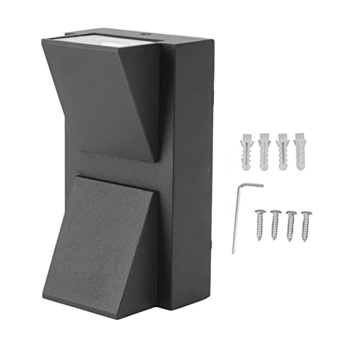 EVTSCAN Doppelkopf-Wandleuchte, LED-Flur-Wandleuchte, Treppen-Up-Down-Wandleuchte, weißes Licht, 12 W, AC85-265 V von EVTSCAN
