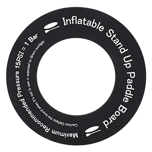 EVTSCAN Gasventiladapterdichtung PVC Anti -Skidgasventiladapter -Waschmaschine für aufblasbare Surfbrettgummiboot von EVTSCAN