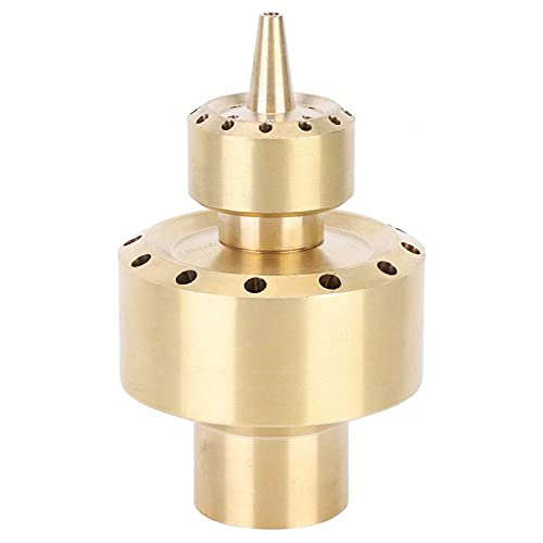 EVTSCAN Kupfer DN25/DN40 Springbrunnendüse Springbrunnendüse Sprühkopf für Gartenteich Landschaft Sprinkler Blütenbrunnendüse(1inch DN25) von EVTSCAN