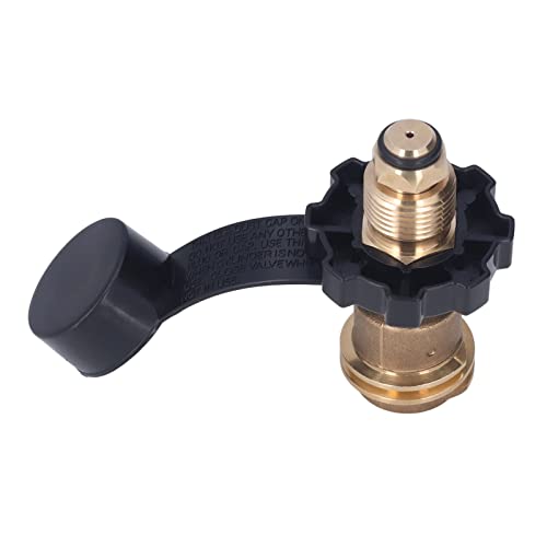EVTSCAN Messinggasadapter Nachfülladapter mit schwarzem Griff pol konvertieren QCC1 Typ 1 von EVTSCAN