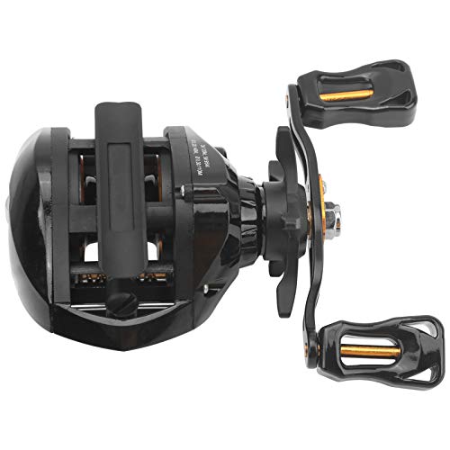 EVTSCAN Metallfischerei Rollengussrad 6,3: 1 Geschwindigkeitsverhältnis 12+1 BB Magnetische Tackle -Zubehör (Right Hand) von EVTSCAN