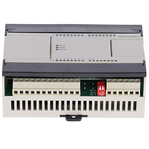 EVTSCAN Neuestes programmierbares AMX-FX3U-26MR-E-SPS-Controller-Relais mit analogem Ethernet-Anschluss DC24V, 32-Bit-Industrieprozessoren, Anti-Reverse-Anti-Surge-Kompatibilität, kompatibel mit den m von EVTSCAN