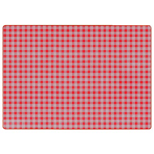 EVTSCAN Picknickdecke Tragbare Außenmatte für Camping -Wanderstrand rot und weißer Streifen (Picnic mat) von EVTSCAN