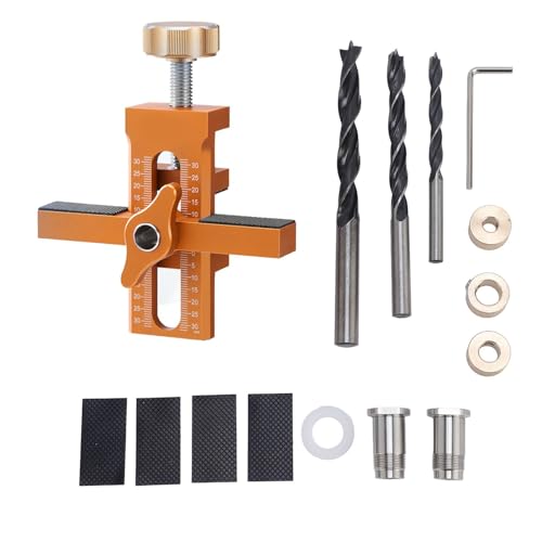EVTSCAN Schrank Tür montage Jig Aluminium legierung Verdickte Tür einbau vorrichtung mit 6mm 8mm 10mm Auger Bits EVTSCAN Schrank Tür montage Jig Aluminium legierung Verdickte Tür einbau vorrichtung mit 6mm 8mm 10mm Auger Bits von EVTSCAN