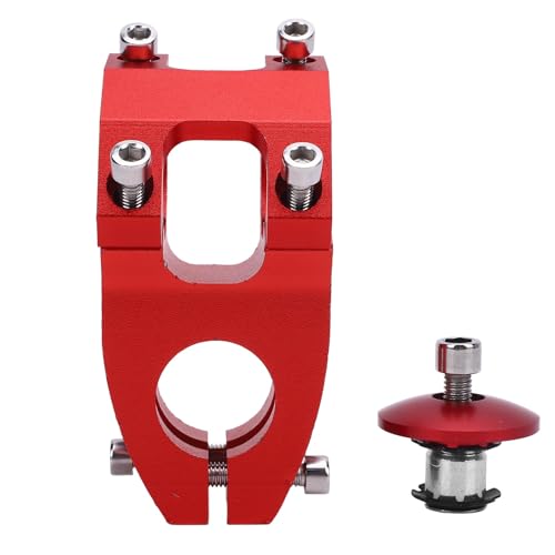 EVTSCAN Scooter -Stiel 23,5 mm Durchmesser Aluminiumlegierung Universal Griffstabstiel Sicherer Verriegelungsmechanismus tragbarer Leichtgewicht für SmartGyro Kukirin (Red) von EVTSCAN