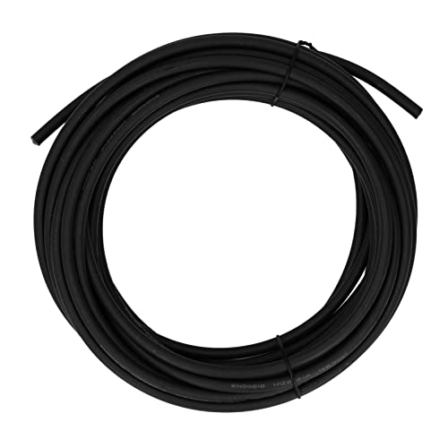 EVTSCAN Solarplattendraht 6mm² Doppelschicht -Isolierung XLPE -Kupfer -Kupfer -PV -Draht -Solar -Photovoltaik -Verlängerungskabel (Black 50m/164ft) von EVTSCAN