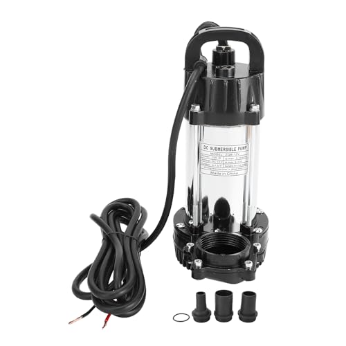 EVTSCAN Solarwasserpumpe DC12V 220W Solar Deep Well Tauchpumpe mit 1 Zoll 1,5 -Zoll -2 -Zoll -Ausgangsanschluss für Farm von EVTSCAN