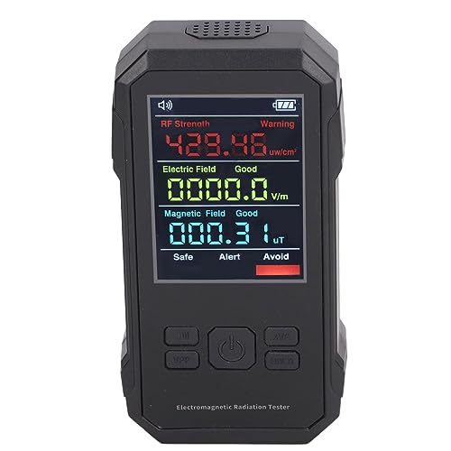 EVTSCAN -Strahlungsdetektor Schwarz Digital EMF Meter LED Display Handheld RF Elektrische Feld Magnetfeldpegel Alarm Geiger Schalter für industrielle Hausküchenbürofabrik EVTSCAN -Strahlungsdetektor Schwarz Digital EMF Meter LED Display Handheld RF Elektrische Feld Magnetfeldpegel Alarm Geiger Schalter für industrielle Hausküchenbürofabrik von EVTSCAN