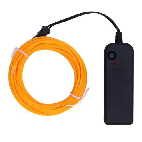 El Wire Orange 16,4 Fuß 5 m flexible 4 Modi 360 ° Cutable El Cable für Party Festival Bar El Wire Orange 16,4 Fuß 5 m flexible 4 Modi 360 ° Cutable El Cable für Party Festival Bar von EVTSCAN