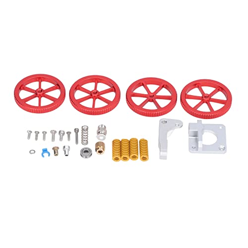 Extruder -Level -Rad -Kit Aluminium Hand Dreh Nuss Heißes Bett Die Federn CR10 3D -Drucker -Upgrade rot von EVTSCAN