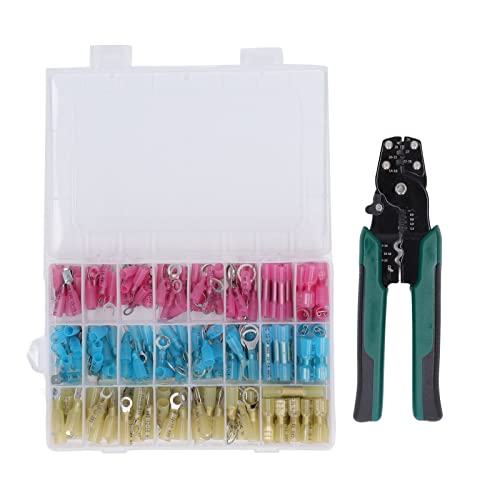 Ferrue Crimping Tool Kit Isolierte elektrische Kabelverbinder selbstverstellbare Ratschenkrimper für AWG 22–10 Ferrue Crimping Tool Kit Isolierte elektrische Kabelverbinder selbstverstellbare Ratschenkrimper für AWG 22–10 von EVTSCAN