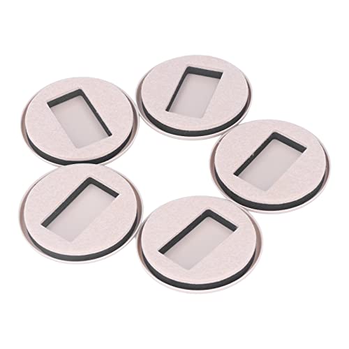 Filz Caster Cups Bulk Set Hartholzbodenschutzmöbel Pads Sliders Sliders (Bean Color) von EVTSCAN