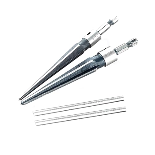 Hand Reibahnen -Set -Verjüngungsmittel für Gitarren für Gitarren Holz Plastik PVC -Rohre Schneiden von EVTSCAN