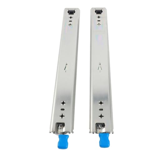 Hochleistungsverriegelungsschublade Schieber kalter Stahllagerschrank Verriegelungsschiene mit Schloss 2 PCS Dicked Industrial Grade Drawer Guide Object für Regale von EVTSCAN
