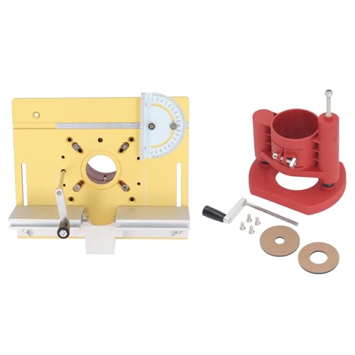 Holzbearbeitung Flip -Tafel mit Hebebasis Aluminiumlegierungs -Router -Tischplatte Kit zum Mahlen von Trimmschläbchen von EVTSCAN