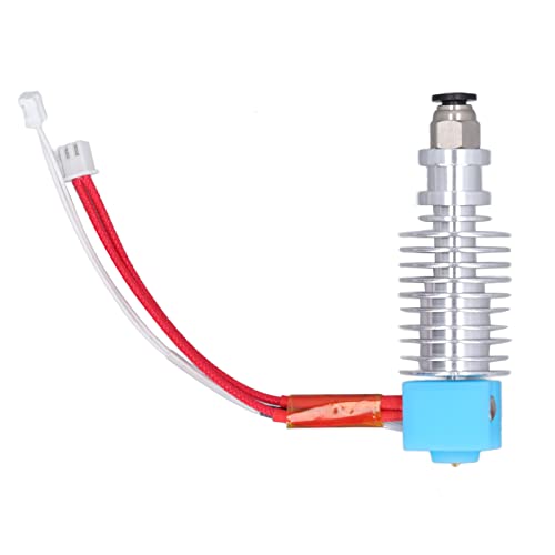 Hot-End-Extruder-Druckkopf-Set mit Silikon-Abdeckung Futter glatt 3D-Drucker Extruder Druckkopf Ersatz 40W geeignet für I3 Mega 3D-Drucker (DC12V) von EVTSCAN
