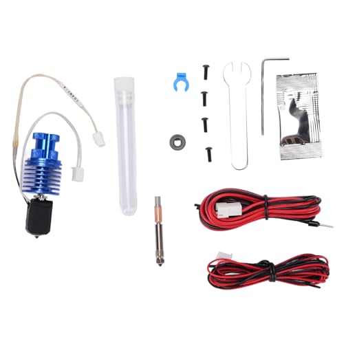 Hot End Kit TZ V6 gehärteter Stahldüse 60W Keramikblock Ender 3 Drucker von EVTSCAN
