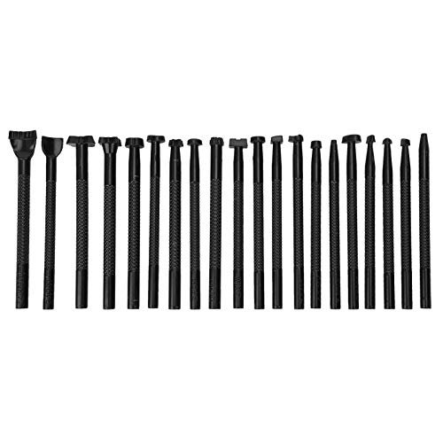 Leder Craft Punch Werkzeug Set Hochhärte DIY Sattel herstellung Schnitz set Silber von EVTSCAN