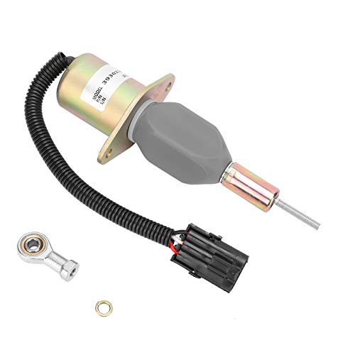 Magnetventil für Kraftstoffabsperrung, DC24V Baggermotorstopp Elektrisches Flammendurchschlagszubehör 3930234 von EVTSCAN