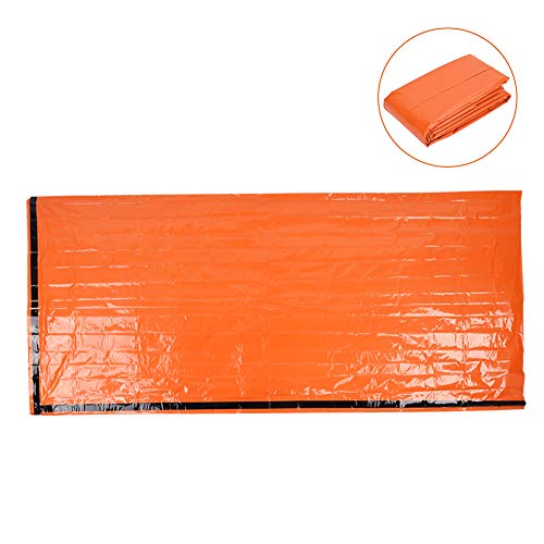 Notfallbeutel Leichtes Gewicht halten warm feuchtigkeitsdichtes Pad Reflektierender Campingmatte Orange Notfallbeutel Leichtes Gewicht halten warm feuchtigkeitsdichtes Pad Reflektierender Campingmatte Orange von EVTSCAN