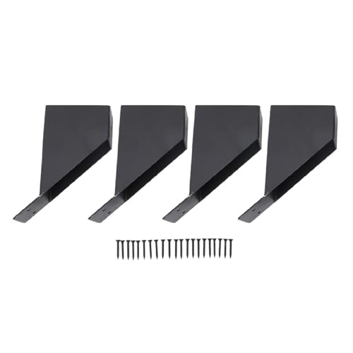 Pergola -Halterung Kit Hochleistungsverzerzte Stahl 45 -Grad -Winkelträgerhalterung mit Entwässerungslöchern für Pergolas Pavillons Garagen Schwarzpulverbeschichtete 4pcs 14,5 x von EVTSCAN