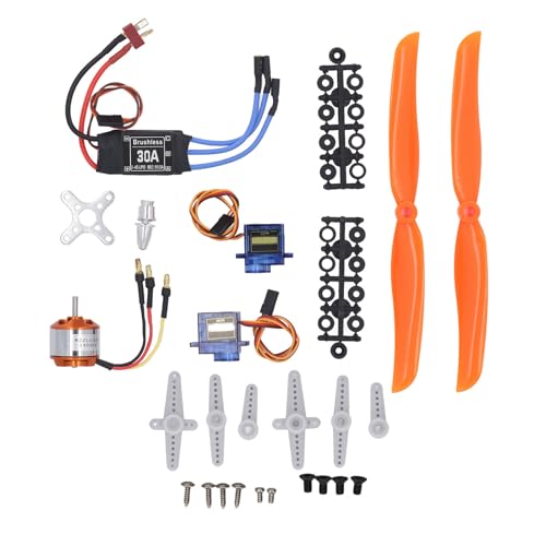 RC Aircraft Accessoires Kit A2212 1400 kV bürstenloser Motor 30A ESC SG90 Micro Servo 8060 Propeller -Set für RC -Flugzeug von EVTSCAN