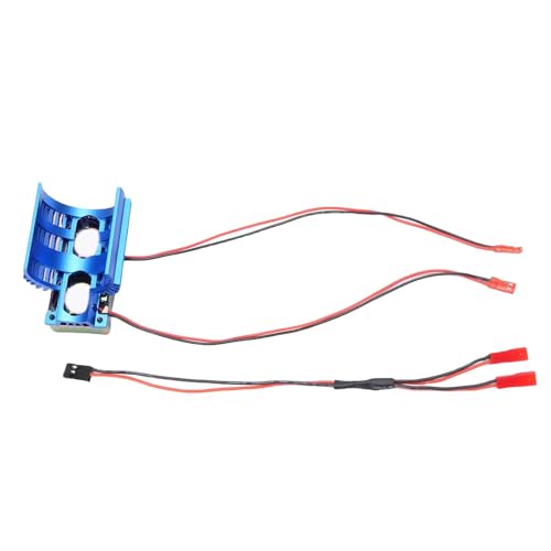 RC Motor Kühlung Fan Double High Speed ​​-Lüfter erweiterte den Kühlkörper DC 7V 36 mm (Blau farbenfroh) von EVTSCAN