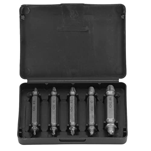 Schraubenextraktor Hochgeschwindigkeits -Stahl -Entferner Doppelkopf -Entfernung Werkzeug -Set Kit mit Box für einfache Extraktion Pro Schraubenextraktor Hochgeschwindigkeits -Stahl -Entferner Doppelkopf -Entfernung Werkzeug -Set Kit mit Box für einfache Extraktion Pro von EVTSCAN