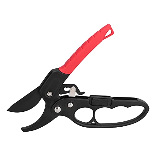 Secateure Red Black Segmented Ratcheting Branch Scissor Langable Dia Switch Beschneidungsschere Gartenarbeit von EVTSCAN