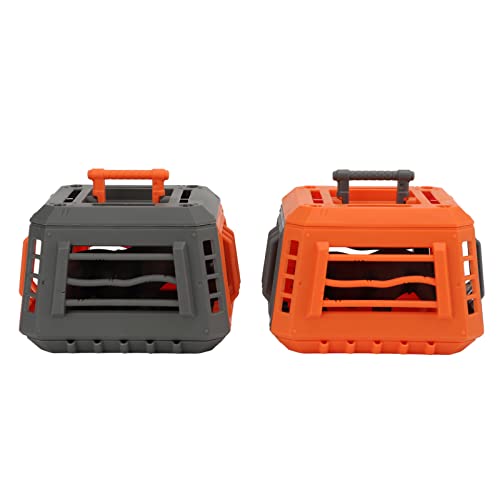 Simulation RC Car D12 Tier PET CAGE Mini Rhino Cage WPL D12 RC -Auto -LKW -Dekoration Grau und Orange Simulation RC Car D12 Tier PET CAGE Mini Rhino Cage WPL D12 RC -Auto -LKW -Dekoration Grau und Orange von EVTSCAN
