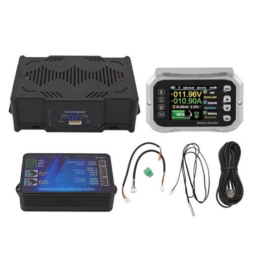 Smart Battery Monitor 600A RV Car Battery Tester LED -Anzeige Wartung Premium -Design Acrylpanel Messingmaterial von EVTSCAN