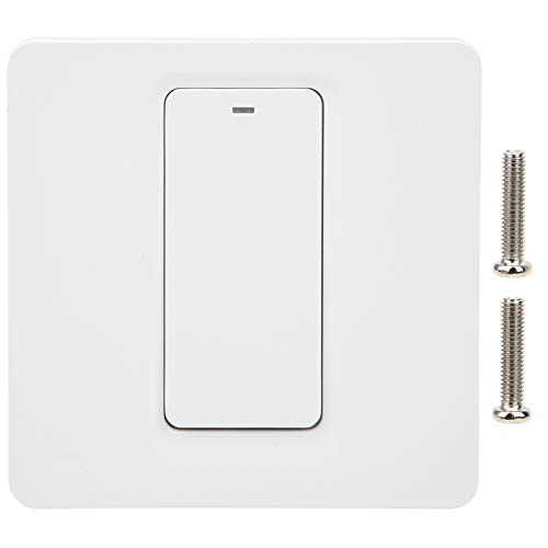 Smart Touch Switch Fernbedienung Wireless 2,4 GHz 100‑240VAC DS-102-1 Weiß für Zuhause von EVTSCAN
