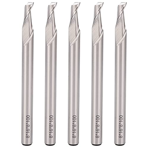 Spiralendmühle Hochgeschwindigkeitstahl 8 mm Schaft 1 Flöte CNC Mühlenschneider -Werkzeug für Holzbearbeitungswerbung CNC -Fräsmaschinen 5 Stcs Spiralendmühle Hochgeschwindigkeitstahl 8 mm Schaft 1 Flöte CNC Mühlenschneider -Werkzeug für Holzbearbeitungswerbung CNC -Fräsmaschinen 5 Stcs von EVTSCAN