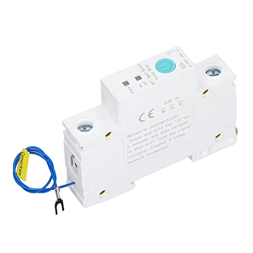 WiFi Smart Circuit Breaker Switch Energy Power Messer DIN Rail für Ewelink App Wireless Control AC230V 1p 63a von EVTSCAN