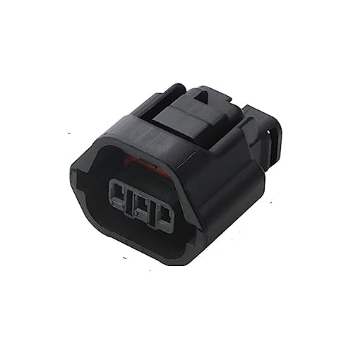 EVURU 1/5/10/20/50 / sätze 3-polige Raddrehzahlsensor Sockel Evo. MIVEC-Nockenwellensensor-Stecker kompatibel mit Mitsubishi Nissan MG641234-5 7182-8730-30 (Color : 3p Female, Size : 1 Set_3P) von EVURU