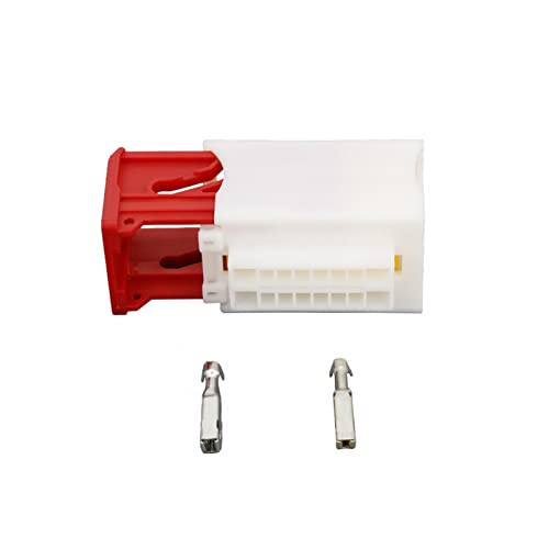 EVURU 16-polige Kunststoffteile wasserdichte Stecker Kabelbaumstecker mit Terminalstopfen 185760-4 16p (Size : 5 Sets) von EVURU