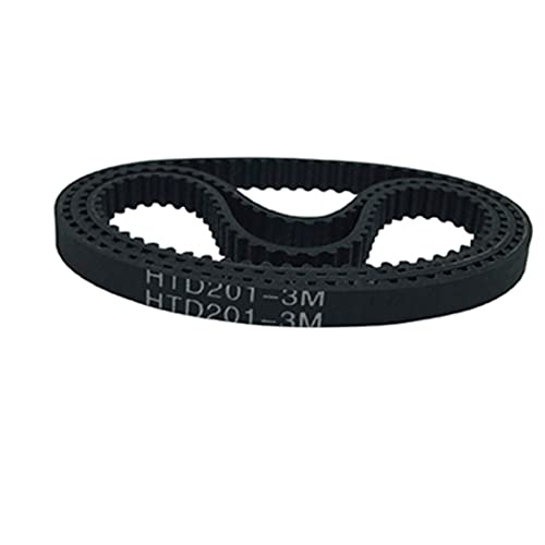 Xuhuhu-Equipment Timing Belt HTD 3M. Runder Gummi-Timing-Gurte Gabelungsschleifen 186/189/195 / 198/201 / 207/253/226/22/22/22/221/22/22/22/22/12/2012/200mm länge 6/10 / 15mm Breite Antriebsriemen, Sy von EVepes