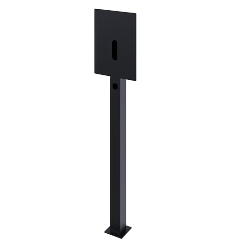 EVify Wallbox Standfuß • Wetterfeste Standsäule, Steele aus Aluminium mit Pulverbeschichtung • Universeller Wallbox Ständer für Elektroauto Ladestationen von EVify