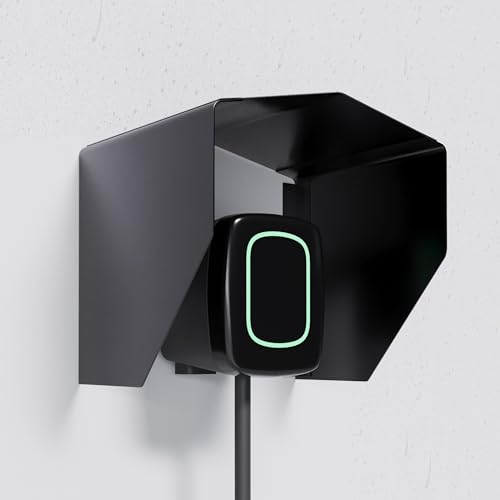 EVify Wallbox Wetterschutz aus rostfreiem Stahl für kompakte Wallboxen • Schutzdach Wallbox Abdeckung • Wetterschutzdach Regenschutz Überdachung für EV Ladestation von EVify