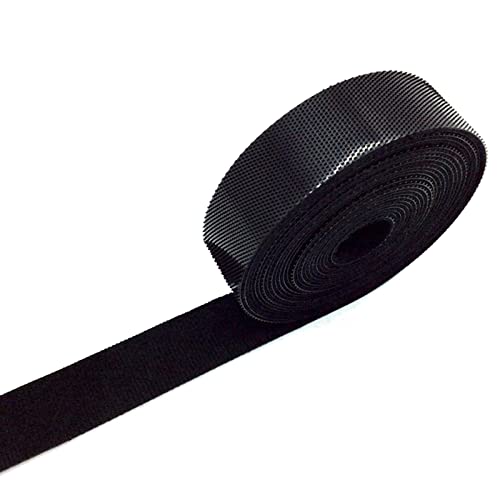 5x EWANTO Klettband Kabelband 20 mm x 5 m Länge wiederverwendbares Kabel Band zum zuschneiden Farbe Schwarz für Organisation von Haushalt und Arbeitsplatz Ordnung Cable Tie Zip Tie Kabelbinder von EWANTO