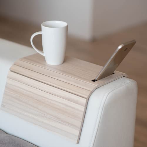 Armrest covers made of wood, sofa shelf, coaster, sofa tray, mobile phone holder 1. von EWART WOODS