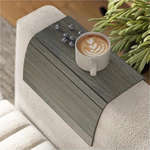 Sofa Arm Tisch Sofa Tisch Couch Arm Tisch Sofa Arm Tablett Sofa Tablett Holz Untersetzer Couch Tisch Sofa Armlehne Tisch Custom Sofa (Olivgrau) (keine Extras) von EWART WOODS