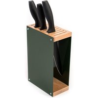 Messerblockhalter Regal Metallständer Designer Aus Rustikalem Stahl Und Holz von EWARTWOODS