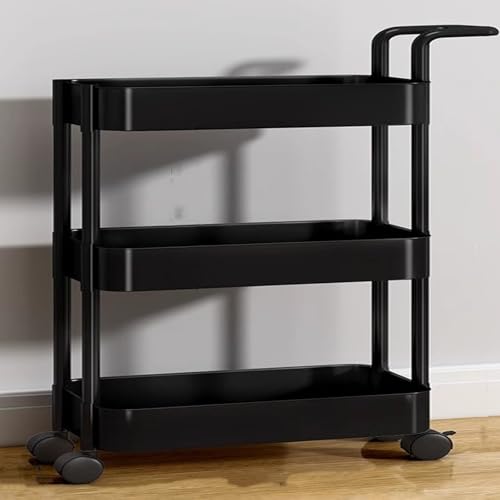 Der rollende, multifunktionale Küchen-Aufbewahrungswagen verfügt über abnehmbare 360-Grad-Räder und EIN großes Öffnungsdesign eignet Sich for Verschiedene Aufbewahrungsorte im Haushalt(Black3pc) Der rollende, multifunktionale Küchen-Aufbewahrungswagen verfügt über abnehmbare 360-Grad-Räder und EIN großes Öffnungsdesign eignet Sich for Verschiedene Aufbewahrungsorte im Haushalt(Black3pc) von EWDHJK