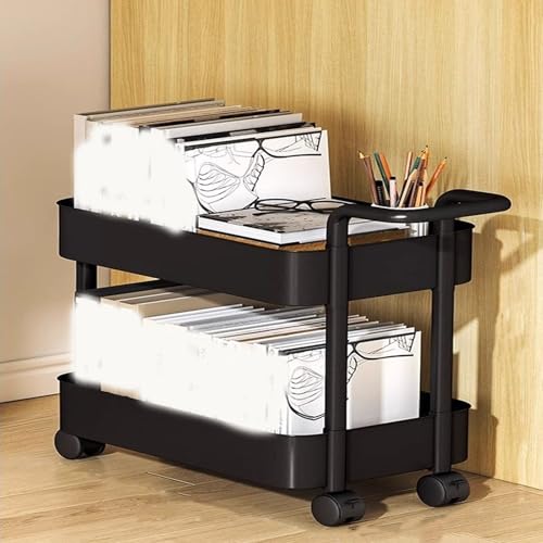 Der rollende, multifunktionale Küchen-Aufbewahrungswagen verfügt über abnehmbare 360-Grad-Räder und EIN großes Öffnungsdesign eignet Sich for Verschiedene Aufbewahrungsorte im Haushalt(Black2pc) Der rollende, multifunktionale Küchen-Aufbewahrungswagen verfügt über abnehmbare 360-Grad-Räder und EIN großes Öffnungsdesign eignet Sich for Verschiedene Aufbewahrungsorte im Haushalt(Black2pc) von EWDHJK