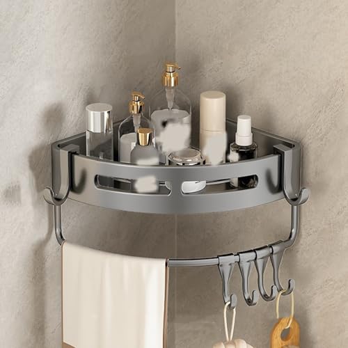 Einfaches Eck-Duschregal fürs Badezimmer, rostfreies Badezimmer-Aufbewahrungsregal, schnelltrocknendes Badezimmerregal, Robustes Duschshampoo-Regal aus Edelstahl (kein Bohren erforderlich)(Silver1pc) Einfaches Eck-Duschregal fürs Badezimmer, rostfreies Badezimmer-Aufbewahrungsregal, schnelltrocknendes Badezimmerregal, Robustes Duschshampoo-Regal aus Edelstahl (kein Bohren erforderlich)(Silver1pc) von EWDHJK